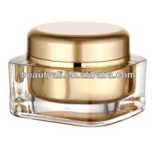 15g 20g 30g 50g 75g 125g square acrylic cream jar cosmetic packaging jars